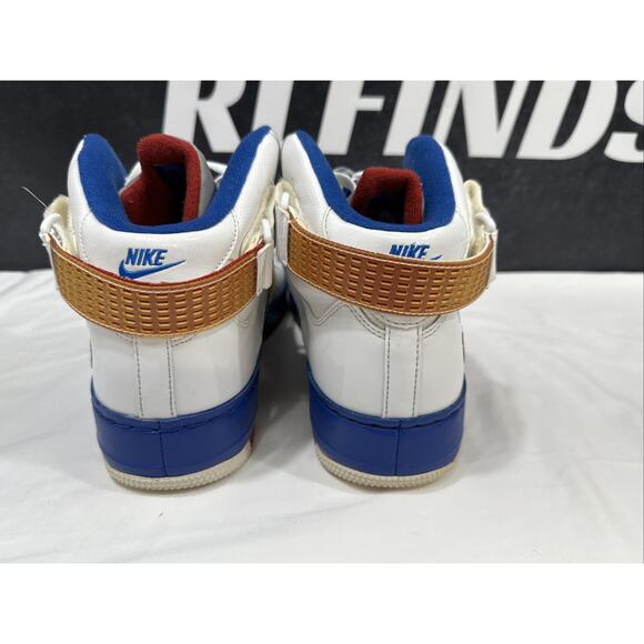 Jordan 5 Fusion Varsity Red Blue Ribbon 318608 162 Mens Size 12 Varsity - Picture 6 of 11